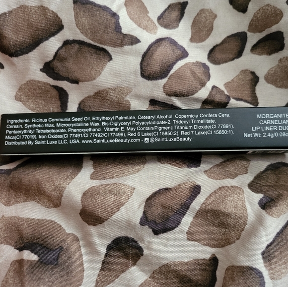 SAINT LUXE Lip Liner Duo Morganite Carnelian 0.08 oz - Picture 2 of 5